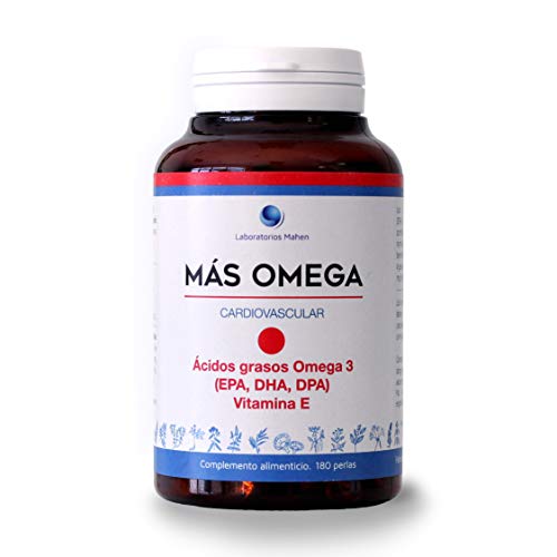Mahen Complemento alimenticio a base de ácidos grasos Omega 3 - 180 perlas Mahen Complemento alimenticio a base de ácidos grasos Omega 3 - 180 perlas