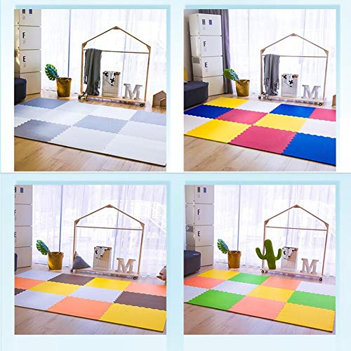 MAHFEI Alfombrillas De Espuma for Colchoneta De Fitness Colchoneta De Ejercicios Protección contra Colisiones Sala Suave Templado Fuerte Tenacidad EDUCACIÓN FÍSICA, 6 Colores Combinación Libre