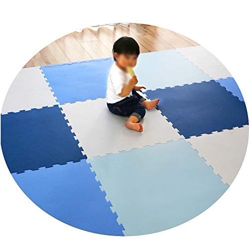 MAHFEI Alfombrillas De Espuma for Gateando Colchoneta De Fitness Protección contra Colisiones Sala Suave Impermeable Resistencia Al Impacto EDUCACIÓN FÍSICA, 3 Colores Combinación Libre