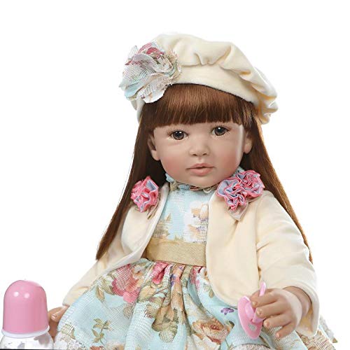 MAIDEDOLL Reborn MuƱecas de bebƩ de Vinilo de Silicona Suave Realista ReciƩn Panda Coat Negro Zapatos de Pantalones Nacido para niƱos Mayores de 3 aƱos Juguete (60CM) MAIDEDOLL Reborn MuƱecas de bebƩ de Vinilo de Silicona Suave Realista ReciƩn Panda Coat Negro Zapatos de Pantalones Nacido para niƱos Mayores de 3 aƱos Juguete (60CM)