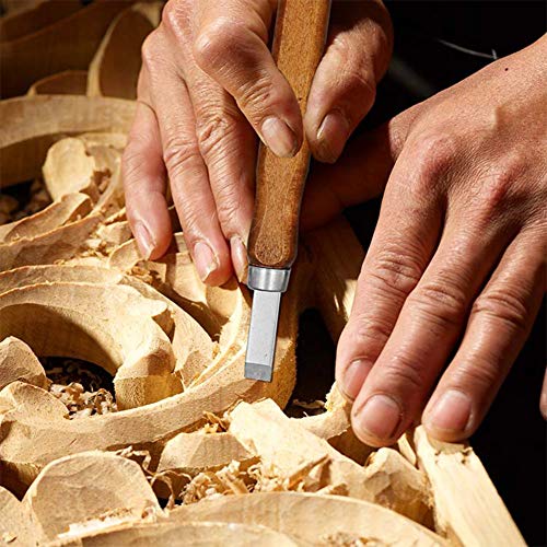 MAIKEHIGH 14Pcs Kit de herramientas de talla de madera - Cinceles de talla profesional Cuchillo Mango para esculturas de bricolaje Expertos de carpinteros Principiantes con cubiertas protectoras MAIKEHIGH 14Pcs Kit de herramientas de talla de madera - Cinceles de talla profesional Cuchillo Mango para esculturas de bricolaje Expertos de carpinteros Principiantes con cubiertas protectoras