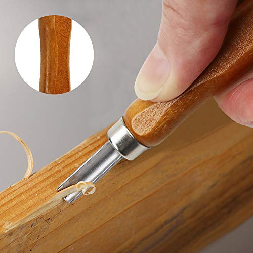 MAIKEHIGH 14Pcs Kit de herramientas de talla de madera - Cinceles de talla profesional Cuchillo Mango para esculturas de bricolaje Expertos de carpinteros Principiantes con cubiertas protectoras MAIKEHIGH 14Pcs Kit de herramientas de talla de madera - Cinceles de talla profesional Cuchillo Mango para esculturas de bricolaje Expertos de carpinteros Principiantes con cubiertas protectoras