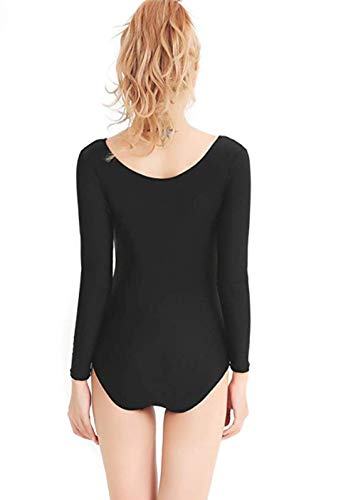 Maillot de Danza Ballet (Negro, XL)