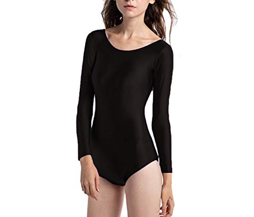 Maillot de Danza Ballet (Negro, XL)