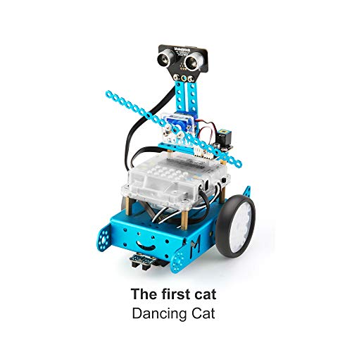 Makeblock mBot Paquete de Complementos, Servo Pack, Robot 3-en-1 Paquete Adicional, 3 Gatos 3 Formas, Gato Que Baila, Gato Que Sacude la Cabeza, Gato Que Emite Luz