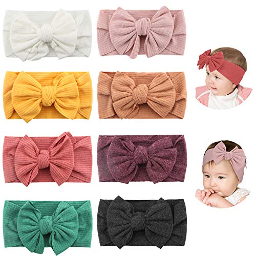 Makone elástico de Punto Venda del bebé con Arcos de Pom Pom Bun 5,5 Pulgadas Grande del Arco Pelo de la Venda de Las Muchachas Infantiles del bebé Makone elástico de Punto Venda del bebé con Arcos de Pom Pom Bun 5,5 Pulgadas Grande del Arco Pelo de la Venda de Las Muchachas Infantiles del bebé