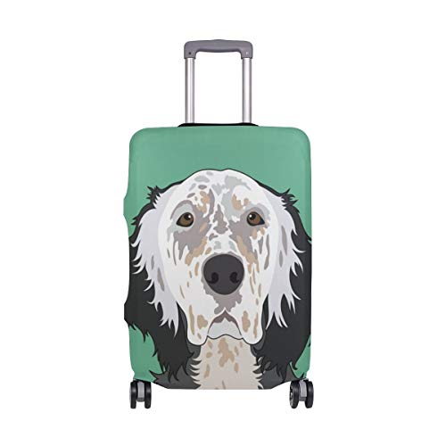 Maleta con Equipaje de Viaje, elegida por los viajeros del Setter inglés, con Ruedas giratorias, Maleta de Equipaje de 24 Pulgadas Maleta con Equipaje de Viaje, elegida por los viajeros del Setter inglés, con Ruedas giratorias, Maleta de Equipaje de 24 Pulgadas