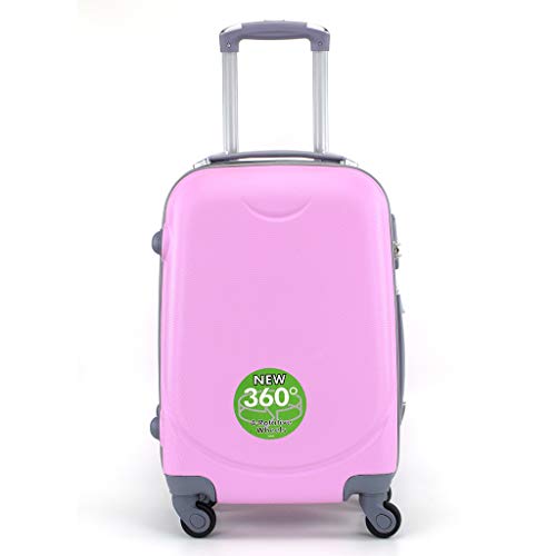 Maleta de Cabina 20x35x55cm con 4 Ruedas giratorias (Rosa) Maleta de Cabina 20x35x55cm con 4 Ruedas giratorias (Rosa)
