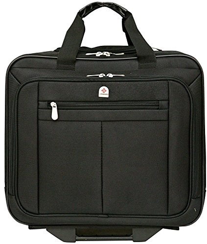 Maleta ejecutiva, para viajes de una noche, con compartimento para portátil de 15 a 17 pulgadas, con ruedas Maleta ejecutiva, para viajes de una noche, con compartimento para portátil de 15 a 17 pulgadas, con ruedas