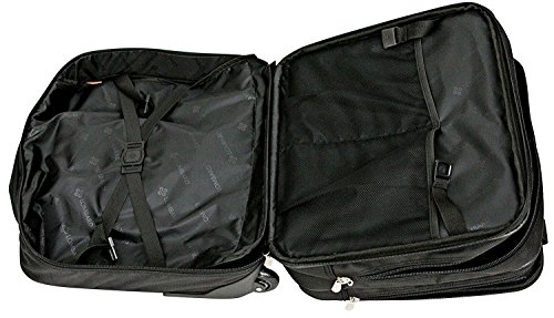 Maleta ejecutiva, para viajes de una noche, con compartimento para portátil de 15 a 17 pulgadas, con ruedas Maleta ejecutiva, para viajes de una noche, con compartimento para portátil de 15 a 17 pulgadas, con ruedas