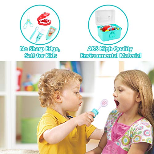 Maletín Doctor, joylink 31 Piezas Doctora Juguetes Cuadro Médico Conjunto Médico Kit Juego Rol Maletín Doctor, joylink 31 Piezas Doctora Juguetes Cuadro Médico Conjunto Médico Kit Juego Rol