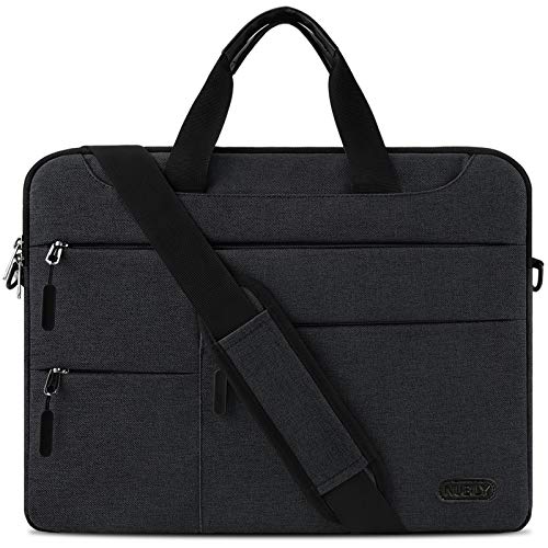 Maletin Ordenador Portatil 15,6 Pulgadas Hombre Mujer Bolso Bandolera Impermeable para portátiles Protectora Compatible Trabajo Grande Bolsa Gris Negro Maletin Ordenador Portatil 15,6 Pulgadas Hombre Mujer Bolso Bandolera Impermeable para portátiles Protectora Compatible Trabajo Grande Bolsa Gris Negro