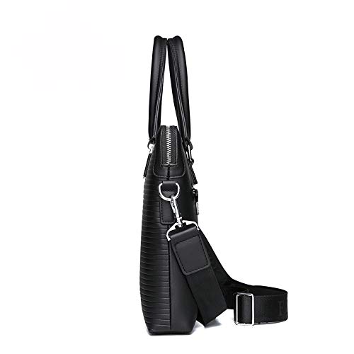 Maletín para Hombre Cross Sección Moda Rayas Bolsa De Negocios Nueva Personalidad De Gran Capacidad Bolsa De Ordenador Salvaje Ocio Hombro Mensajero Bolsa Negro Maletín para Hombre Cross Sección Moda Rayas Bolsa De Negocios Nueva Personalidad De Gran Capacidad Bolsa De Ordenador Salvaje Ocio Hombro Mensajero Bolsa Negro