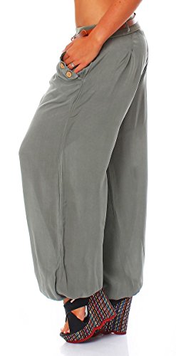 Malito Bombacho en el Chino-Look Boyfriend Aladin Harem Pantalón Sudadera Baggy Yoga 6019 Mujer Talla Única (Oliva) Malito Bombacho en el Chino-Look Boyfriend Aladin Harem Pantalón Sudadera Baggy Yoga 6019 Mujer Talla Única (Oliva)