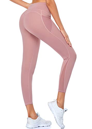 Mallas de yoga para mujer con bolsillos Mesh#rose M