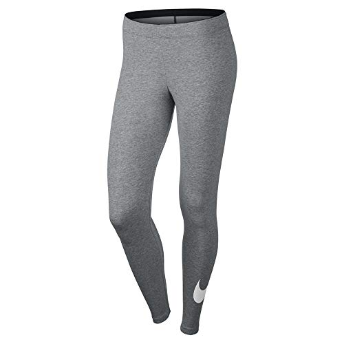 Mallas/NIKE:NIKE Club Legging Logo 2 M Black/White