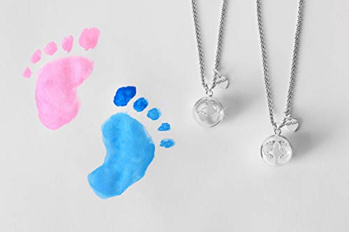 MAMIJUX Llamador de ángeles pequeños PIES con Cadena de Acero MAMIJUX Llamador de ángeles pequeños PIES con Cadena de Acero