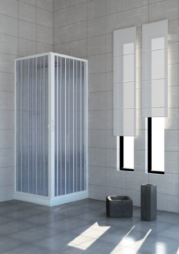Mampara de ducha plegable en policloruro de vinilo (PVC), 2 lados, 120 x 70 cm Mampara de ducha plegable en policloruro de vinilo (PVC), 2 lados, 120 x 70 cm