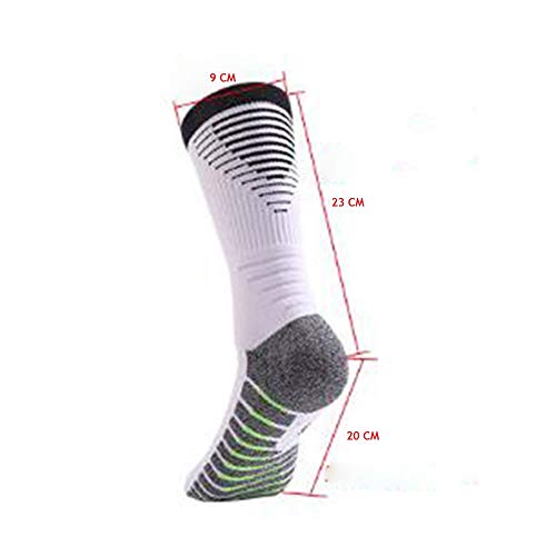 Manbozix Calcetines de Hombre Calcetines Deportivos Transpirables Calcetines de FĂștbol Calcetines Deportivos Antideslizantes Unisex 38-45, Control de Humedad, Blanco Manbozix Calcetines de Hombre Calcetines Deportivos Transpirables Calcetines de FĂștbol Calcetines Deportivos Antideslizantes Unisex 38-45, Control de Humedad, Blanco