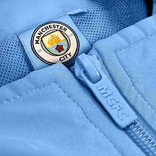 Manchester City FC - Chándal oficial para niño - Chaqueta y pantalón largos - Azul - 12-13 años