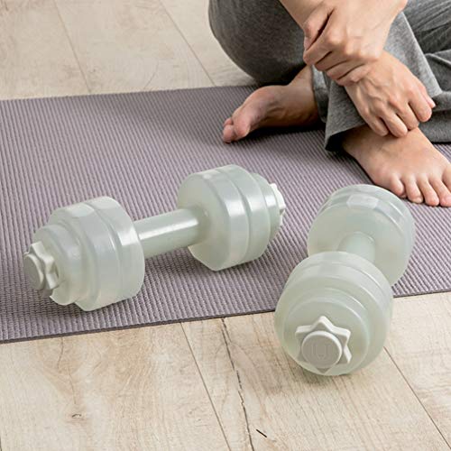 Mancuerna de agua Artibetter ajustable para fitness. Mancuerna rellenable con agua para hacer ejercicio en casa. Color rosa, color gris, tamaño 26.2x9.4cm, 26.20 x 9.40 x 9.70centimeters Mancuerna de agua Artibetter ajustable para fitness. Mancuerna rellenable con agua para hacer ejercicio en casa. Color rosa, color gris, tamaño 26.2x9.4cm, 26.20 x 9.40 x 9.70centimeters