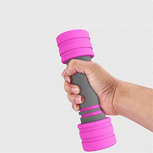 Mancuerna pequeña para ejercicio en casa, yoga, brazo delgado, brazo de plástico, para aeróbic, equipo de fitness, yoga, respetuoso con el medio ambiente, color azul, tamaño: tamaño libre