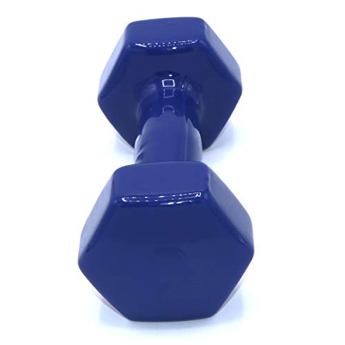 Mancuernas con Revestimiento de Vinilo, Pack DE 2. Color Azul Peso de 1 Kilo. Gimnasio en casa, Ejercicios Ligeros. Mantente en Forma. Mancuernas con Revestimiento de Vinilo, Pack DE 2. Color Azul Peso de 1 Kilo. Gimnasio en casa, Ejercicios Ligeros. Mantente en Forma.