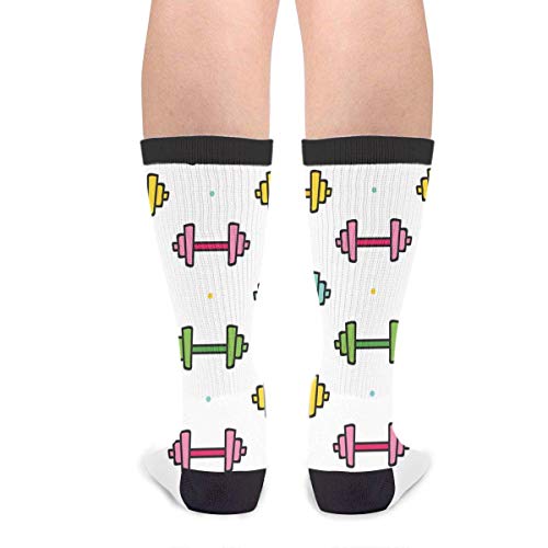 Mancuernas de dibujos animados coloridos Novedad Diversión Calcetines de equipo loco - Calcetines informales de vestir Mancuernas de dibujos animados coloridos Novedad Diversión Calcetines de equipo loco - Calcetines informales de vestir