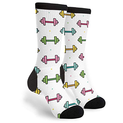 Mancuernas de dibujos animados coloridos Novedad Diversión Calcetines de equipo loco - Calcetines informales de vestir Mancuernas de dibujos animados coloridos Novedad Diversión Calcetines de equipo loco - Calcetines informales de vestir