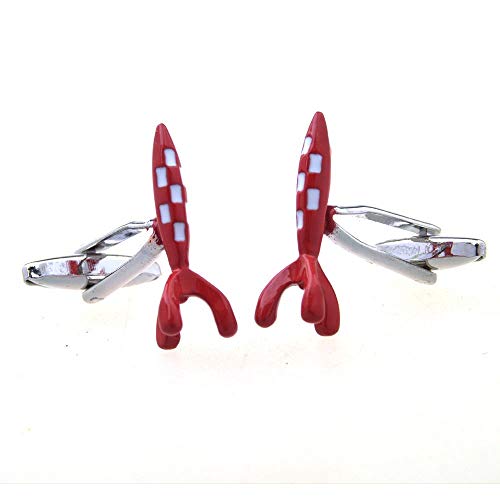 Mancuernas de dibujos animados de moda creativa de uñas hombres C Mancuernas de dibujos animados de moda creativa de uñas hombres C