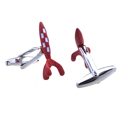 Mancuernas de dibujos animados de moda creativa de uñas hombres C Mancuernas de dibujos animados de moda creativa de uñas hombres C