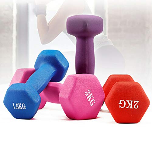 Mancuernas Hexagonales de Neopreno | 0.5kg/1kg/1.5kg/2kg/3kg Juego de Mancuernas Antideslizantes de Hierro Fundido | Ejercicio Físico, Equipo de Gimnasio en Casa, Entrenamiento, Cardio,Azul,5kg Mancuernas Hexagonales de Neopreno | 0.5kg/1kg/1.5kg/2kg/3kg Juego de Mancuernas Antideslizantes de Hierro Fundido | Ejercicio Físico, Equipo de Gimnasio en Casa, Entrenamiento, Cardio,Azul,5kg