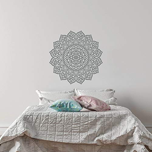 Mandala de pared Yoga vinilo pegatinas de pared dormitorio estudio de yoga decoración del hogar estilo de arte de pared de Mandala