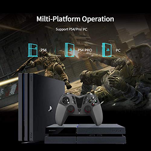 Mando Inalámbrico Gamepad Wireless Controlador Inalámbrico Compatible con Playstation 4 Dualshock 4 con Los Botones De Activación Playstation 4 y Windows (negro) Mando Inalámbrico Gamepad Wireless Controlador Inalámbrico Compatible con Playstation 4 Dualshock 4 con Los Botones De Activación Playstation 4 y Windows (negro)
