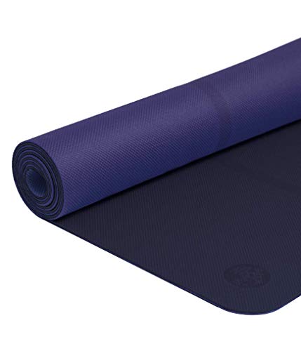 Manduka Begin - Esterilla unisex para yoga y pilates, color azul marino, 152 cm
