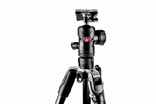 Manfrotto Befree Advanced - Tripode con Cierre de Palanca, Kit de Trípode de Viaje con Cabezal Esférico, portátil y compacto, Trípode de Aluminio para Cámaras DSLR Réflex y sin Espejos y Accesorios