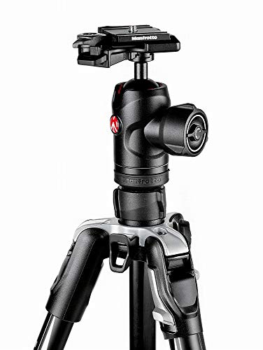 Manfrotto Befree Advanced - Tripode con Cierre de Palanca, Kit de Trípode de Viaje con Cabezal Esférico, portátil y compacto, Trípode de Aluminio para Cámaras DSLR Réflex y sin Espejos y Accesorios