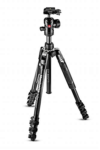 Manfrotto Befree Advanced - Tripode con Cierre de Palanca, Kit de Trípode de Viaje con Cabezal Esférico, portátil y compacto, Trípode de Aluminio para Cámaras DSLR Réflex y sin Espejos y Accesorios