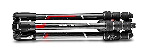 Manfrotto Befree Advanced Twist - Trípode de Viaje con Cabezal Fluido y Cierre Giratorio, Portátil y Compacto, Trípode de Carbono para Cámaras DSLR, Reflex, sin Espejo y Accesorios