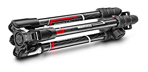 Manfrotto Befree Advanced Twist - Trípode de Viaje con Cabezal Fluido y Cierre Giratorio, Portátil y Compacto, Trípode de Carbono para Cámaras DSLR, Reflex, sin Espejo y Accesorios