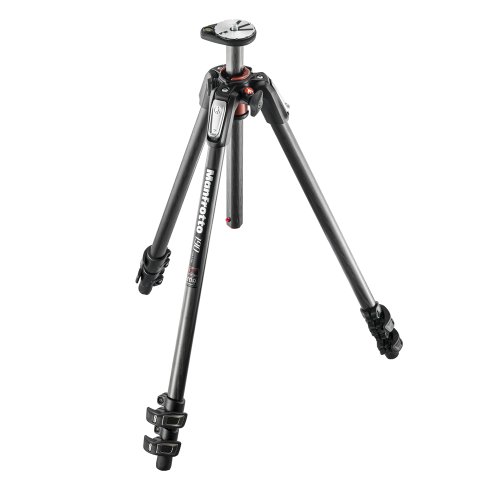 Manfrotto MT190CXPRO3 - Trípode (3 secciones), sólo patas, carbono, negro Manfrotto MT190CXPRO3 - Trípode (3 secciones), sólo patas, carbono, negro