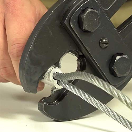 Manga de aluminio, 100pcs cable virola aluminio Crimp Ring Set para cuerda de alambre, 2.5mm