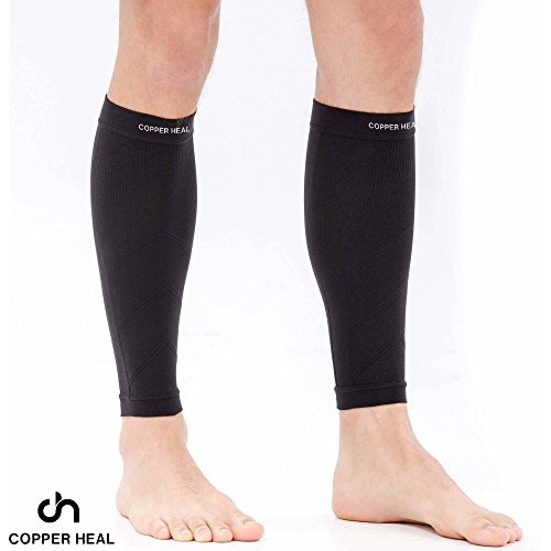 Mangas Compresión con COBRE para PANTORRILLAS COPEER HEAL (1 par) Ideal Ejercicio Recuperación deportiva Dolores Musculares M Mangas Compresión con COBRE para PANTORRILLAS COPEER HEAL (1 par) Ideal Ejercicio Recuperación deportiva Dolores Musculares M
