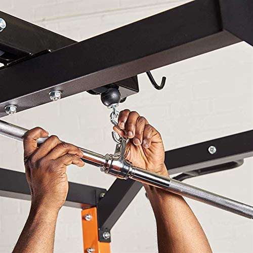 Mango De Estribo Duradero Utilizado para Máquina De Cable, con Cuerda De Tracción De 37 Cm Y Mosquetón, Barra Recta, Barra Giratoria para Entrenamiento De Fuerza, Gimnasio En Casa, Ejercicio Físico