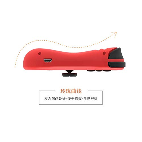 Mango De Juego Controlador Hecho A Mano Mango Inalámbrico Bluetooth Ns Vibración Somatosensorial Joy-con Color dinámico Mango De Juego Controlador Hecho A Mano Mango Inalámbrico Bluetooth Ns Vibración Somatosensorial Joy-con Color dinámico