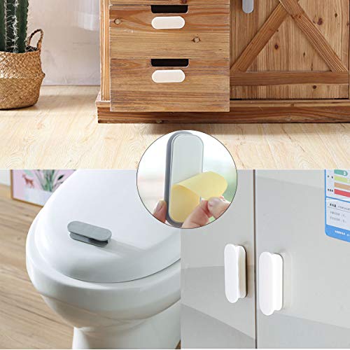 Manija Autoadhesiva,Liwien 8 pcs Manija de Ventana Plastico Pomos Gabinete de Cocina Auxiliar Corredera de Ventana Tiradores de Puerta Autoadhesivos para Cajón Armario Refrigerador(Blanco Gris) Manija Autoadhesiva,Liwien 8 pcs Manija de Ventana Plastico Pomos Gabinete de Cocina Auxiliar Corredera de Ventana Tiradores de Puerta Autoadhesivos para Cajón Armario Refrigerador(Blanco Gris)