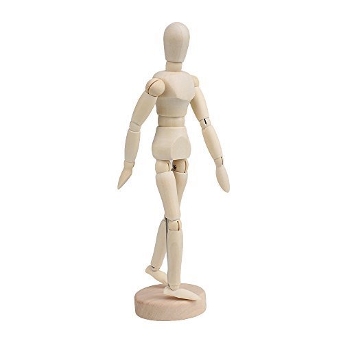 Maniqui Dibujo,8 Pulgadas Maniquies Articulado en Madera Masculino Conjunto de Muñecos Maniquí para Decoración Ilustraciones Dibujo Pintura