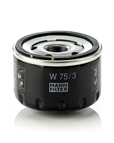MANN-FILTER W 75/3 Filtro de Aceite, para automóviles y vehículos de Utilidad MANN-FILTER W 75/3 Filtro de Aceite, para automóviles y vehículos de Utilidad