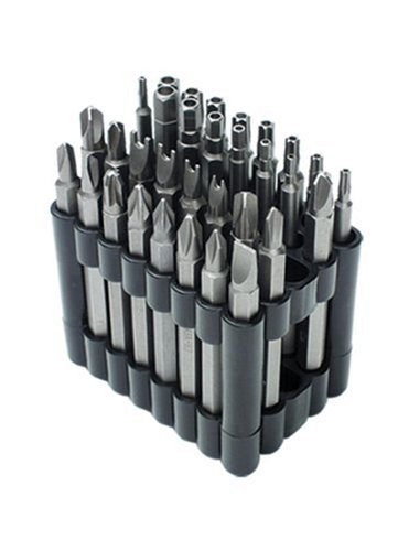 Mannesmann - M29732 - Juego de puntas de destornillador, 32 piezas, con puntas especiales Mannesmann - M29732 - Juego de puntas de destornillador, 32 piezas, con puntas especiales
