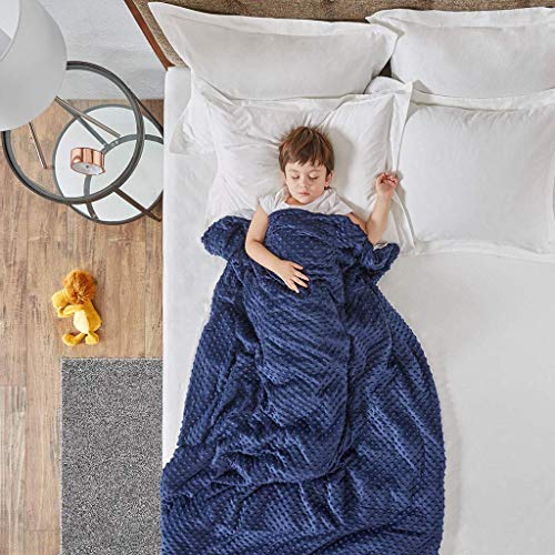 Manta con 2 Fundas Reemplazables - Manta de Gravedad Ideal para niños Que sufren de sueño, RLS, ansiedad, Autismo y ADHD - Mantas Pesadas con Material de algodón y Perlas de Vidrio Insomnia or Stress Manta con 2 Fundas Reemplazables - Manta de Gravedad Ideal para niños Que sufren de sueño, RLS, ansiedad, Autismo y ADHD - Mantas Pesadas con Material de algodón y Perlas de Vidrio Insomnia or Stress